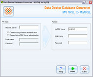 MSSQL to MySQL Data Migration Tool screenshot